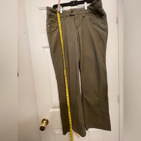 Vintage y2k low-rise Royal Robbins Outdoor Goddess 12 bootcut olive 90s hiking - Picture 11 of 13